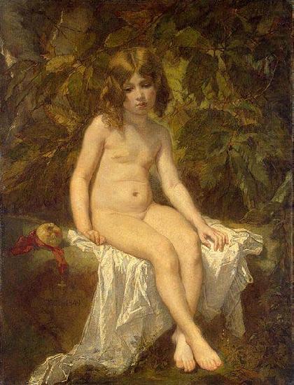 Thomas Couture Little Bather china oil painting image